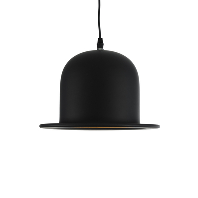 GLOBOSTAR® CHARLO 01214 Vintage Κρεμαστό Φωτιστικό Οροφής με Ντουί 1 x E27 AC 220-240V IP20 - Μαύρο & Χρυσό - Μ26 x Π26 x Υ16cm