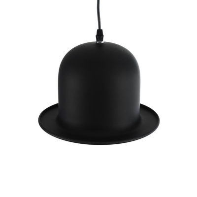 GLOBOSTAR® CHARLO 01214 Vintage Κρεμαστό Φωτιστικό Οροφής με Ντουί 1 x E27 AC 220-240V IP20 - Μαύρο & Χρυσό - Μ26 x Π26 x Υ16cm