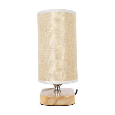 GLOBOSTAR® CHIARA 01241 Boho Επιτραπέζιο Φωτιστικό Πορτατίφ με Ντουί 1 x E27 AC 220-240V IP20 - Μπεζ - Μ25 x Π12 x Υ26cm