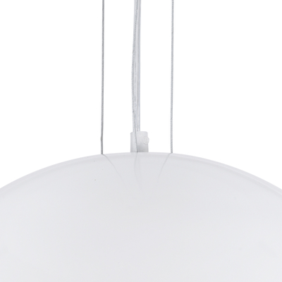 GLOBOSTAR® SERENIA 01271 Μοντέρνο Κρεμαστό Φωτιστικό Οροφής με Ντουί 1 x E27 AC 220-240V IP20 - Λευκό - Μ60 x Π60 x Υ30cm