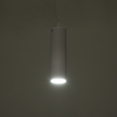 GLOBOSTAR® CANNON 01274 Μοντέρνο Κρεμαστό Φωτιστικό Οροφής με Ντουί 1 x GU10 AC 220-240V IP20 - Λευκό - Μ6 x Π6 x Y20cm