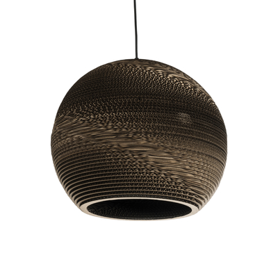 GLOBOSTAR® SANTORINI 01289 Boho Κρεμαστό Φωτιστικό Οροφής με Ντουί 1 x E27 AC 220-240V IP20 - Καφέ - Μ40 x Π40 x Y35cm