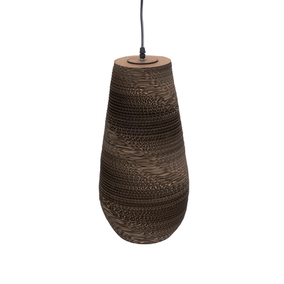 GLOBOSTAR® SANTORINI 01294 Boho Κρεμαστό Φωτιστικό Οροφής με Ντουί 1 x E27 AC 220-240V IP20 - Καφέ - Μ21 x Π21 x Y43cm