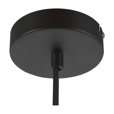 GLOBOSTAR® DURANT 01323 Μοντέρνο Κρεμαστό Φωτιστικό Οροφής με Ντουί 1 x E27 AC 220-240V IP20 - Γκρι & Χρυσό - Μ25 x Π25 x Υ31cm