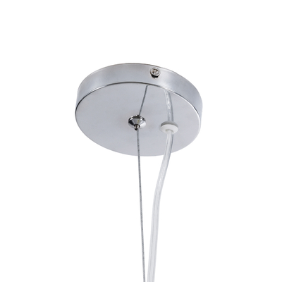 GLOBOSTAR® SCANDI 01267 Vintage Κρεμαστό Φωτιστικό Οροφής με Ντουί 1 x E27 AC 220-240V IP20 - Μπεζ - Μ38 x Π38 x Y50cm