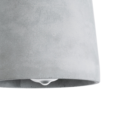 GLOBOSTAR® TRIBECA 01319 Boho Κρεμαστό Φωτιστικό Οροφής με Ντουί 1 x E27 AC 220-240V IP20 - Γκρι & Μπεζ - Μ20 x Π20 x Υ26cm