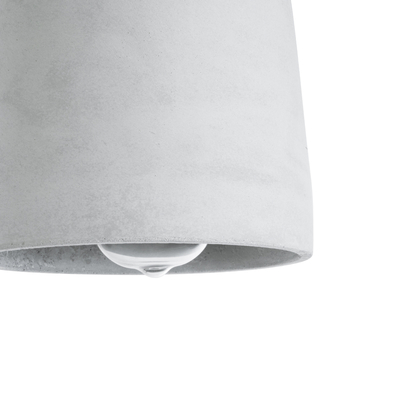 GLOBOSTAR® TRIBECA 01320 Μοντέρνο Κρεμαστό Φωτιστικό Οροφής με Ντουί 1 x E27 AC 220-240V IP20 - Γκρι & Μαύρο - Μ20 x Π20 x Υ26cm