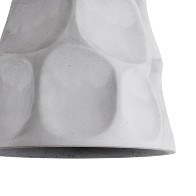 GLOBOSTAR® TRIBECA 01327 Μοντέρνο Κρεμαστό Φωτιστικό Οροφής με Ντουί 1 x E27 AC 220-240V IP20 - Γκρι - Μ18 x Π18 x Υ23cm