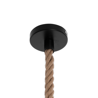 GLOBOSTAR® MANDALA 01331 Vintage Κρεμαστό Φωτιστικό Οροφής με Ντουί 1 x E27 AC 220-240V IP20 - Μπεζ - Μ40 x Π40 x Υ33cm