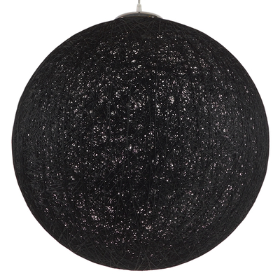 GLOBOSTAR® OCEANA 01364 Boho Κρεμαστό Φωτιστικό Οροφής με Ντουί 1 x E27 AC 220-240V IP20 - Μαύρο - Μ60 x Π60 x Υ60cm