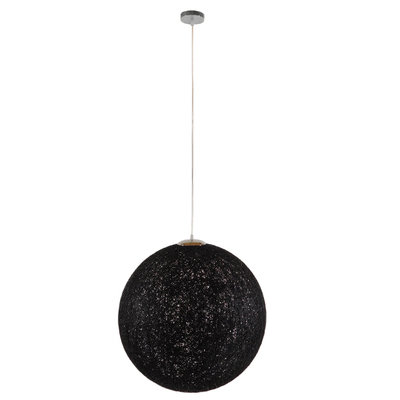 GLOBOSTAR® OCEANA 01364 Boho Κρεμαστό Φωτιστικό Οροφής με Ντουί 1 x E27 AC 220-240V IP20 - Μαύρο - Μ60 x Π60 x Υ60cm