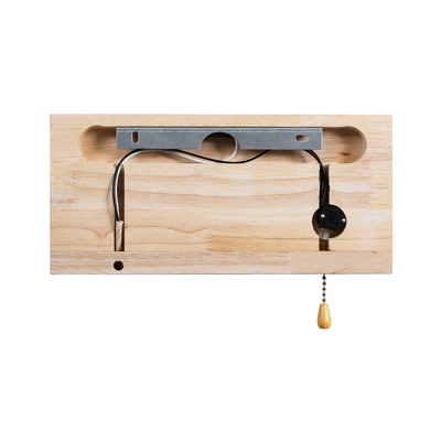 GLOBOSTAR® AMITY 01366 Μοντέρνο Φωτιστικό Τοίχου - Απλίκα με Ντουί 1 x E27 AC 220-240V IP20 - Μπεζ & Λευκό - Μ30 x Π14.5 x Υ15cm