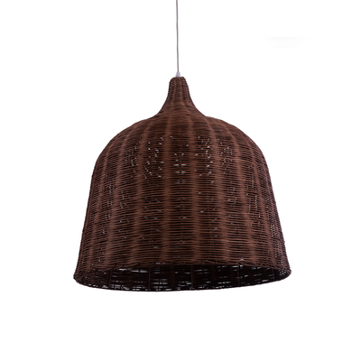 GLOBOSTAR® BAHAMAS 01369 Boho Κρεμαστό Φωτιστικό Οροφής με Ντουί 1 x E27 AC 220-240V IP20 - Καφέ - Μ60 x Π60 x Υ60cm