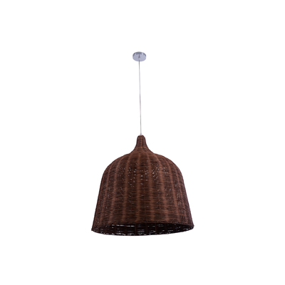 GLOBOSTAR® BAHAMAS 01369 Boho Κρεμαστό Φωτιστικό Οροφής με Ντουί 1 x E27 AC 220-240V IP20 - Καφέ - Μ60 x Π60 x Υ60cm