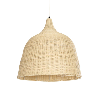 GLOBOSTAR® BAHAMAS 01370 Boho Κρεμαστό Φωτιστικό Οροφής με Ντουί 1 x E27 AC 220-240V IP20 - Μπεζ - Μ60 x Π60 x Υ60cm