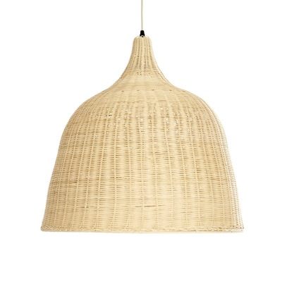 GLOBOSTAR® BAHAMAS 01370 Boho Κρεμαστό Φωτιστικό Οροφής με Ντουί 1 x E27 AC 220-240V IP20 - Μπεζ - Μ60 x Π60 x Υ60cm