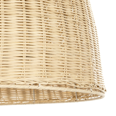 GLOBOSTAR® BAHAMAS 01370 Boho Κρεμαστό Φωτιστικό Οροφής με Ντουί 1 x E27 AC 220-240V IP20 - Μπεζ - Μ60 x Π60 x Υ60cm