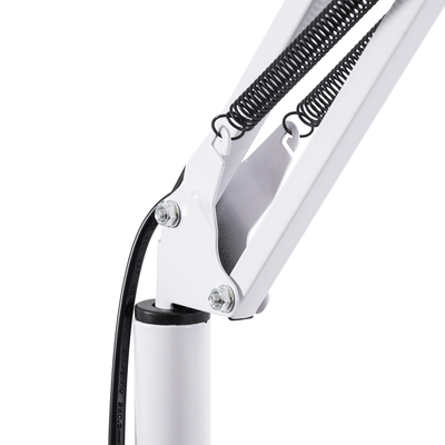 GLOBOSTAR® AUDREY 01471 Vintage Επιδαπέδιο Φωτιστικό με Ντουί 1 x E27 AC 220-240V IP20 - Λευκό - Μ15 x Π15 x Υ190cm