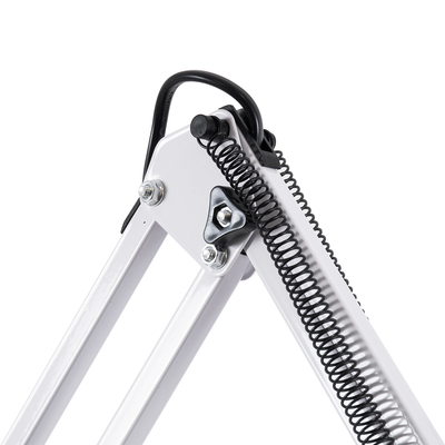 GLOBOSTAR® AUDREY 01471 Vintage Επιδαπέδιο Φωτιστικό με Ντουί 1 x E27 AC 220-240V IP20 - Λευκό - Μ15 x Π15 x Υ190cm