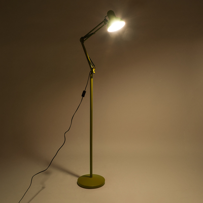 GLOBOSTAR® AUDREY 01472 Μοντέρνο Επιδαπέδιο Φωτιστικό με Ντουί 1 x E27 AC 220-240V IP20 - Κίτρινο - Μ15 x Π15 x Υ190cm