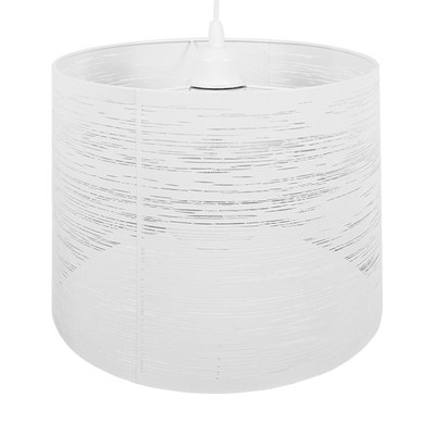 GLOBOSTAR® ACCADEMIA 01557 Μοντέρνο Κρεμαστό Φωτιστικό Οροφής με Ντουί 1 x E27 AC 220-240V IP20 - Λευκό - Μ35 x Π35 x Υ25cm