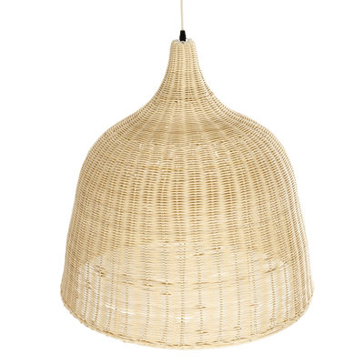 GLOBOSTAR® BAHAMAS 01370 Boho Κρεμαστό Φωτιστικό Οροφής με Ντουί 1 x E27 AC 220-240V IP20 - Μπεζ - Μ60 x Π60 x Υ60cm