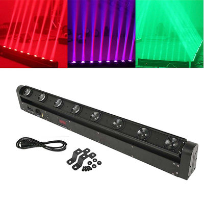 GLOBOSTAR® BAR 51132 Stage Κινούμενη Ρομποτική Κεφαλή Super Beam LED 160W 8° AC 220-240V IP20 8 x 20W CREE Chip Πολύχρωμο RGBW Dimmable DMX512 Protocol 9/38 Channels - Μ110 x Π13.2 x Υ15.5cm - 2 Χρόνια Εγγύηση