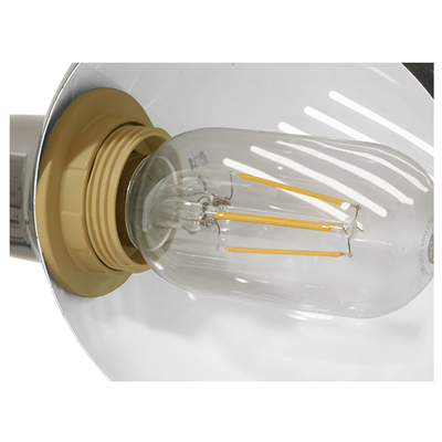 GloboStar® OFFICE 01392 Μοντέρνο Επιτραπέζιο Φωτιστικό Πορτατίφ Μονόφωτο 1 x E27 IP20 Μαύρο Μέταλλο - Μ12 x Π12 x Υ80cm