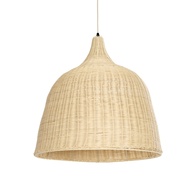 GLOBOSTAR® BAHAMAS 01370 Boho Κρεμαστό Φωτιστικό Οροφής με Ντουί 1 x E27 AC 220-240V IP20 - Μπεζ - Μ60 x Π60 x Υ60cm