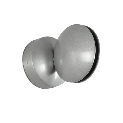 GLOBOSTAR® SEPTUM 93067 Μοντέρνο Φωτιστικό Τοίχου - Απλίκα LED 9W 1150lm 1° AC 220-240V IP44 Μπλε - CREE XPE Chip & TÜV SÜD Driver - Γκρι Ανθρακί Ματ - Μ12 x Π11 x Υ17cm - 5 Χρόνια Εγγύηση