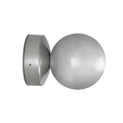 GLOBOSTAR® SEPTUM 93067 Μοντέρνο Φωτιστικό Τοίχου - Απλίκα LED 9W 1150lm 1° AC 220-240V IP44 Μπλε - CREE XPE Chip & TÜV SÜD Driver - Γκρι Ανθρακί Ματ - Μ12 x Π11 x Υ17cm - 5 Χρόνια Εγγύηση