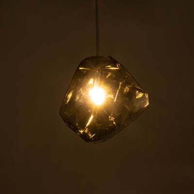 GLOBOSTAR® RINA 01307 Μοντέρνο Κρεμαστό Φωτιστικό Οροφής με Ντουί 1 x G9 AC 220-240V IP20 - Γκρι - Μ16 x Π16 x Υ17cm