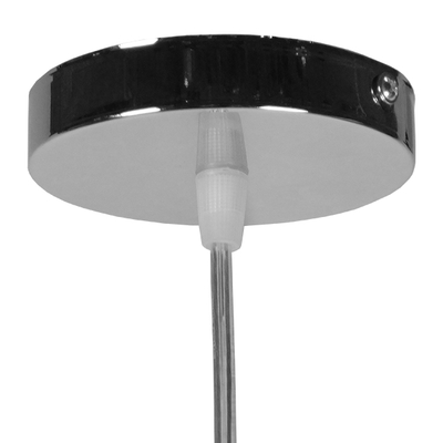 GLOBOSTAR® LUCREZIA 01314 Μοντέρνο Κρεμαστό Φωτιστικό Οροφής με Ντουί 1 x E27 AC 220-240V IP20 - Διάφανο - Μ18 x Π18 x Υ23cm