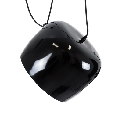 GLOBOSTAR® JASPER 01373 Μοντέρνο Κρεμαστό Φωτιστικό Οροφής με Ντουί 1 x E27 AC 220-240V IP20 - Μαύρο & Λευκό - Μ26.5 x Π26.5 x Υ20.5cm