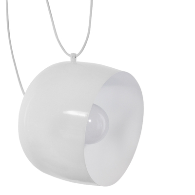 GLOBOSTAR® JASPER 01374 Μοντέρνο Κρεμαστό Φωτιστικό Οροφής με Ντουί 1 x E27 AC 220-240V IP20 - Λευκό - Μ25 x Π25 x Υ22cm