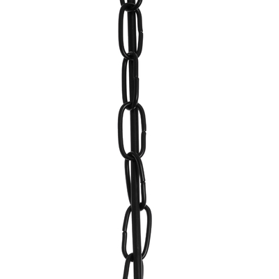 GLOBOSTAR® MILLBANK 01423 Vintage Κρεμαστό Φωτιστικό Οροφής με Ντουί 8 x E27 AC 220-240V IP20 - Μαύρο & Μπεζ - Μ80 x Π80 x Y54cm