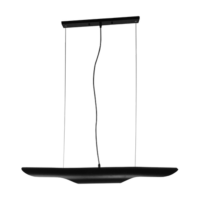 GLOBOSTAR® ESTERINA 01473 Μοντέρνο Κρεμαστό Φωτιστικό Οροφής με Ντουί 2 x E27 AC 220-240V IP20 - Μαύρο & Χρυσό - Μ100 x Π10 x Y10cm