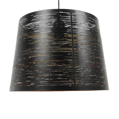 GLOBOSTAR® ACCADEMIA 01584 Μοντέρνο Κρεμαστό Φωτιστικό Οροφής με Ντουί 1 x E27 AC 220-240V IP20 - Μαύρο & Χρυσό - Μ35 x Π35 x Y25cm