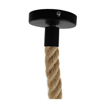 GLOBOSTAR® MANDALA 01593 Vintage Κρεμαστό Φωτιστικό Οροφής με Ντουί 1 x E27 AC 220-240V IP20 - Μπεζ - Μ60 x Π60 x Υ45cm