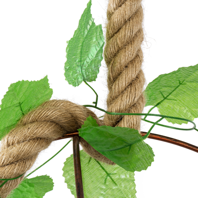 GLOBOSTAR® BRADLEY 01661 Vintage Κρεμαστό Φωτιστικό Οροφής με Ντουί 1 x E27 AC 220-240V IP20 - Πολύχρωμο - Μ42 x Π42 x Y42cm