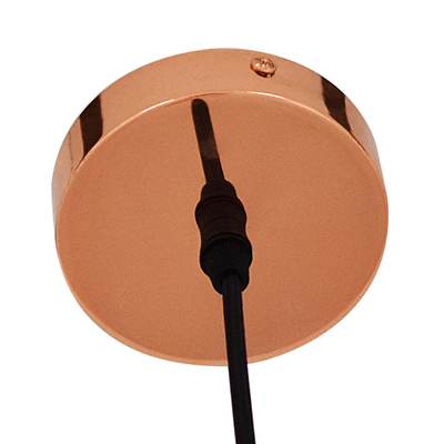 GLOBOSTAR® DIXAR 01461 Μοντέρνο Κρεμαστό Φωτιστικό Οροφής με Ντουί 1 x E27 AC 220-240V IP20 - Χάλκινο Φιμέ - Μ28 x Π28 x Υ40cm