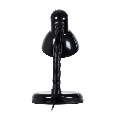 GLOBOSTAR® STUDENT 01530 Μοντέρνο Επιτραπέζιο Φωτιστικό Πορτατίφ με Ντουί 1 x E27 AC 220-240V IP20 - Μαύρο - Μ12 x Π12 x Υ32cm