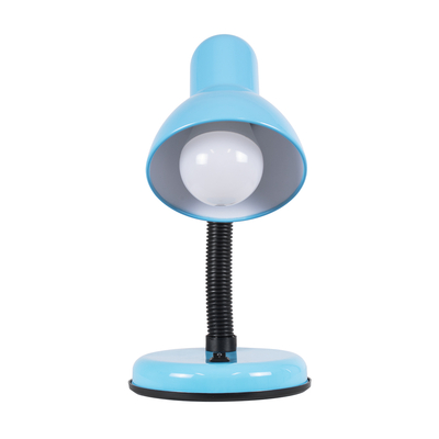 GLOBOSTAR® STUDENT 01532 Μοντέρνο Επιτραπέζιο Φωτιστικό Πορτατίφ με Ντουί 1 x E27 AC 220-240V IP20 - Γαλάζιο - Μ12 x Π12 x Υ32cm