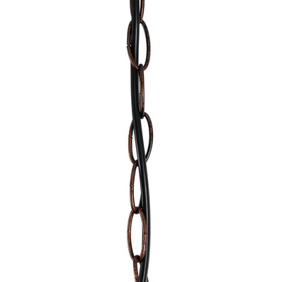 GLOBOSTAR® HARROW 01572 Vintage Κρεμαστό Φωτιστικό Οροφής με Ντουί 1 x E27 AC 220-240V IP20 - Χάλκινο - Μ33 x Π33 x Υ26cm