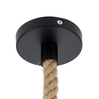 GLOBOSTAR® DOGMA 01609 Boho Κρεμαστό Φωτιστικό Οροφής με Ντουί 1 x E27 AC 220-240V IP20 - Μπεζ - Μ38 x Π38 x Υ28cm