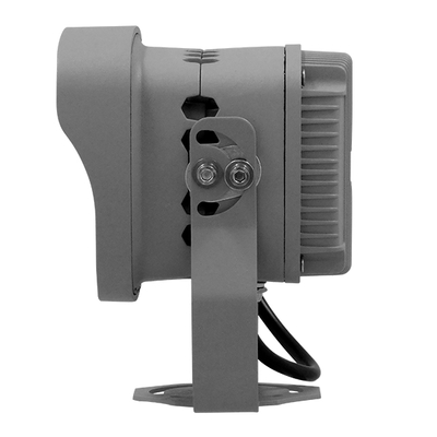 GLOBOSTAR® FLOODXENA 05016 Προβολέας Σποτ Wall Washer LED 12W 1380lm 10° AC 220-240V Αδιάβροχο IP65 Φυσικό Λευκό 4500K - Bridgelux SMD Chip - Γκρι Ανθρακί - Μ13.5 x Π11 x Υ15cm - 3 Χρόνια Εγγύηση