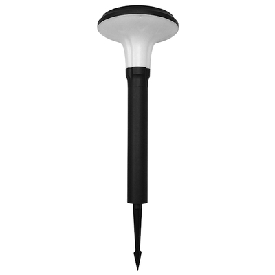 GLOBOSTAR® VEGGIE 12115 Φωτιστικό Κολωνάκι Κήπου LED 10W 500lm 120° με Ενσωματωμένο Φωτοβολταϊκό Panel 6V 2W & Επαναφορτιζόμενη Μπαταρία Li-ion 3.2V 6000mAh με Αισθητήρα Κίνησης-Ημέρας-Νύχτας Αδιάβροχο IP65 Ψυχρό Λευκό 6000K - Γκρι Ανθρακί - Μ26.5 x Π26.5 x Υ60cm - 2 Χρόνια Εγγύηση