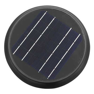 GLOBOSTAR® VEGGIE 12115 Φωτιστικό Κολωνάκι Κήπου LED 10W 500lm 120° με Ενσωματωμένο Φωτοβολταϊκό Panel 6V 2W & Επαναφορτιζόμενη Μπαταρία Li-ion 3.2V 6000mAh με Αισθητήρα Κίνησης-Ημέρας-Νύχτας Αδιάβροχο IP65 Ψυχρό Λευκό 6000K - Γκρι Ανθρακί - Μ26.5 x Π26.5 x Υ60cm - 2 Χρόνια Εγγύηση