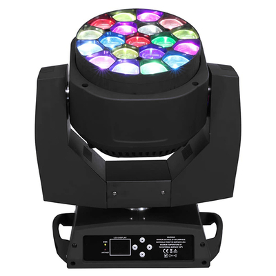 Κινούμενη Ρομποτική Κεφαλή Atlas HAWKEYE 2 K10 BEE EYE PRO 4in1 BEAM - WASH - ROTATION - ZΟΟΜ 4°-60° 19*15 Watt OSRAM LED RGBW 450W 230V DMX512 GloboStar 51151