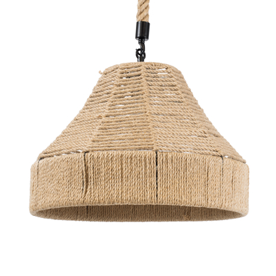 GLOBOSTAR® DOGMA 01609 Boho Κρεμαστό Φωτιστικό Οροφής με Ντουί 1 x E27 AC 220-240V IP20 - Μπεζ - Μ38 x Π38 x Υ28cm